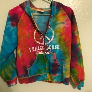 Venice Beach Tie Died Sweatshirt - Size M